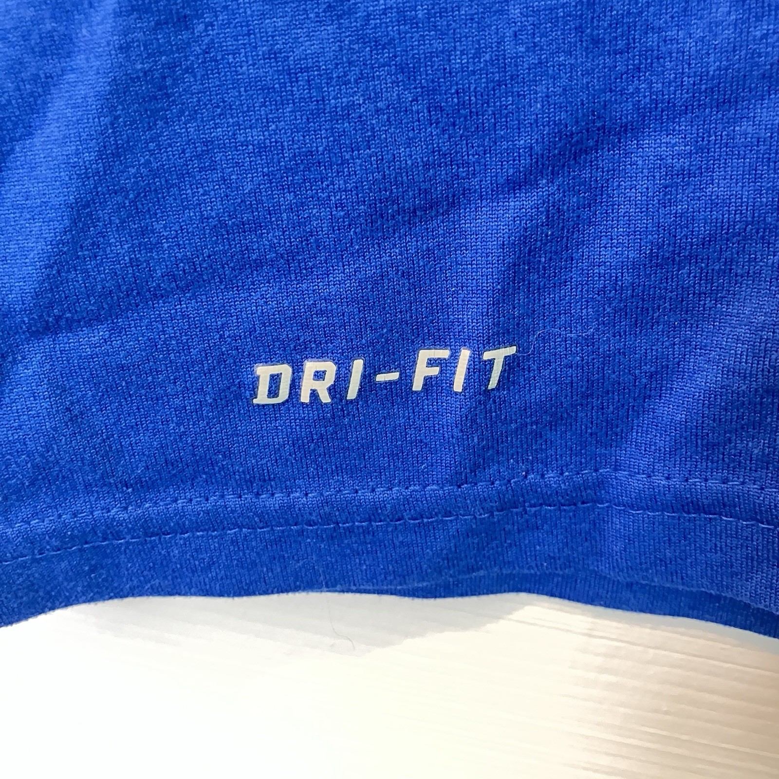 Nike - Dri Fit Athletic T-Shirt Blue Size Large Short Sleeve RN#56323