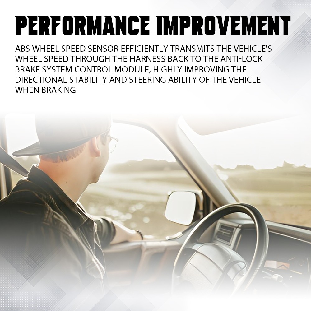 Set 2 ABS Wheel Speed Sensor Front-Left & Right For Nissan Rogue 2014-2020 EJ