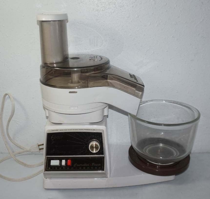 VTG Oster Regency Kitchen Center Mixer Blender Food Processor 12 Speeds White