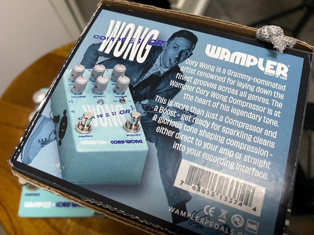 WAMPLER Cory Wong Compressor Effects Pedal Blue