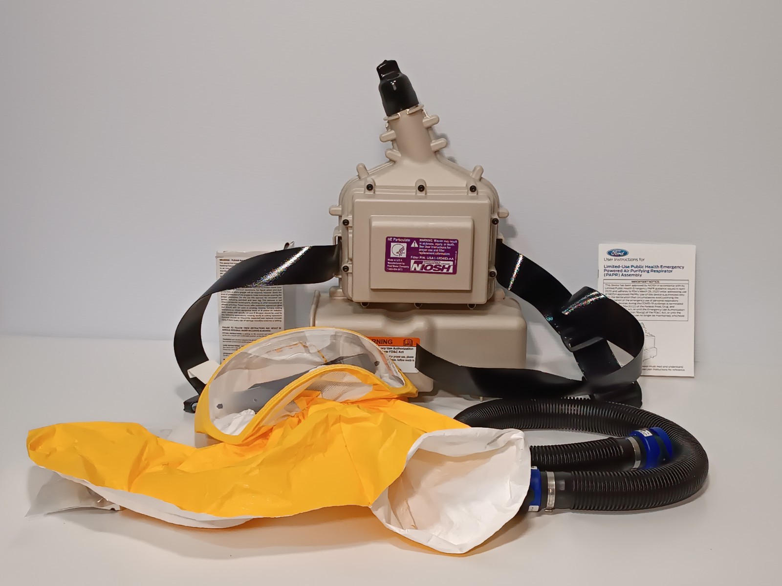 Ford Motor Co. USA1-PAPR-KIT PAPR, Battery, Battery Charger, Hood, NIOSH Filter