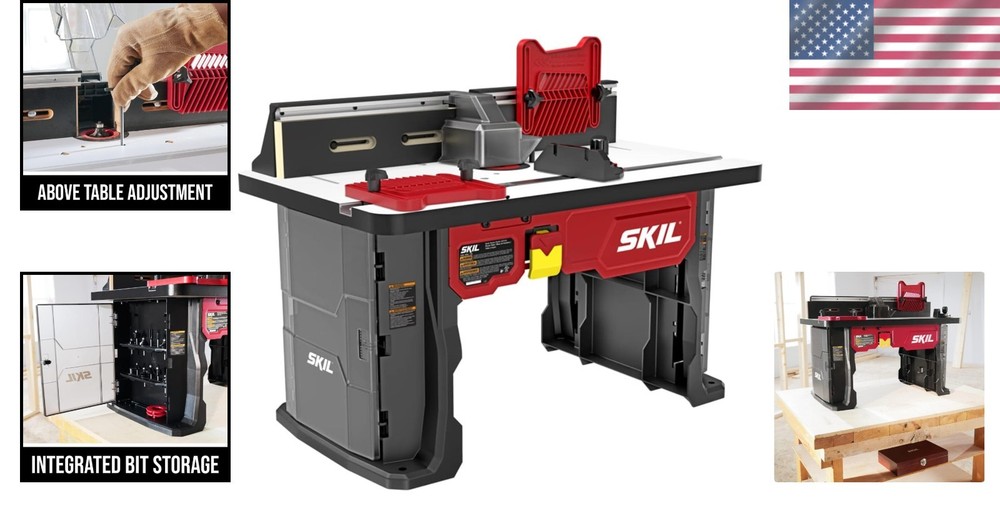 Portable Router Table with Above Table Adjustment