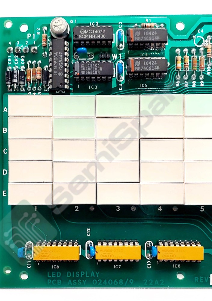 LAM RESEARCH 024068 LAM RESEARCH LED DISPLAY PCB ASSY, 1 pc.