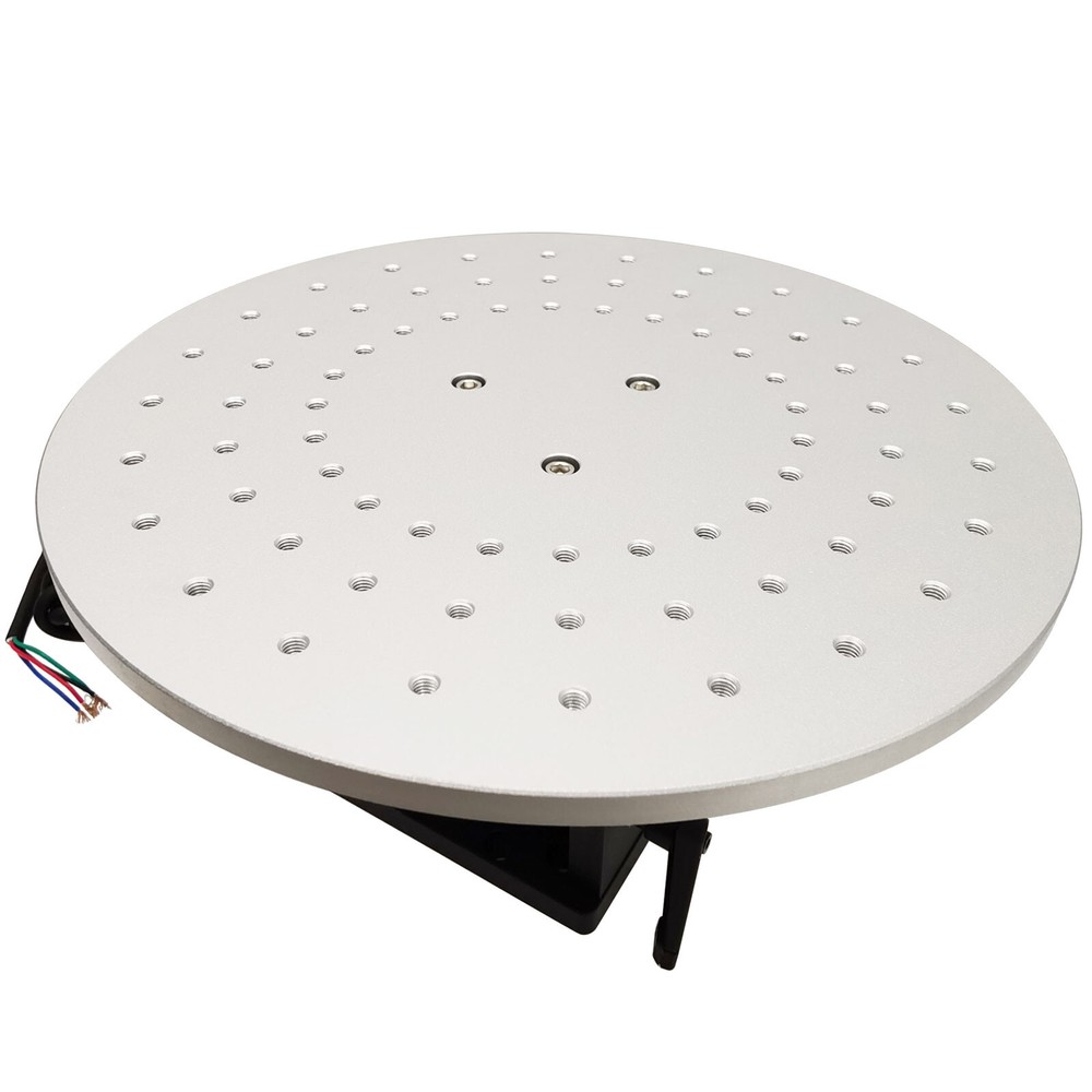 360-degree Electric Rotatable Laser Marking Machine Workbench Diameter 30CM 110V