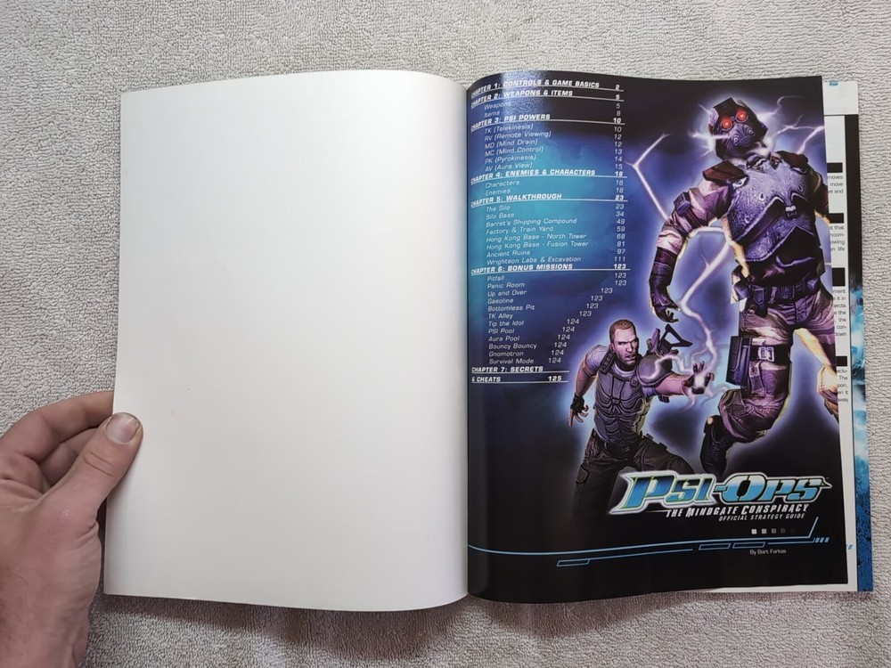 Brady Games Psi-Ops The Mindgate Conspiracy Official Strategy Guide
