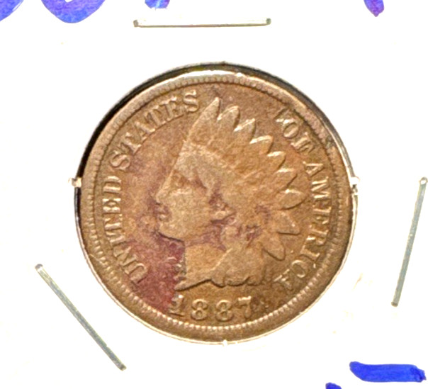 1887 indian head penny VG