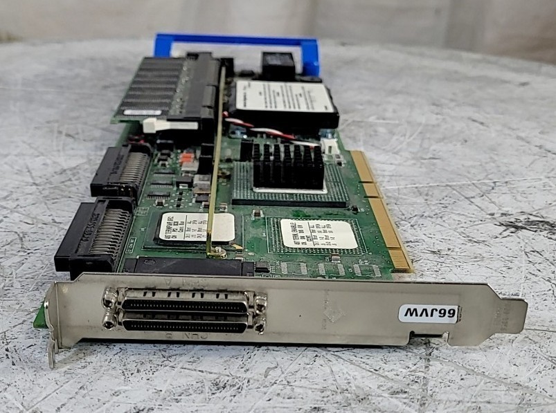 DELL 066JVW Raid Controller Card PCI w/Battery + Cache