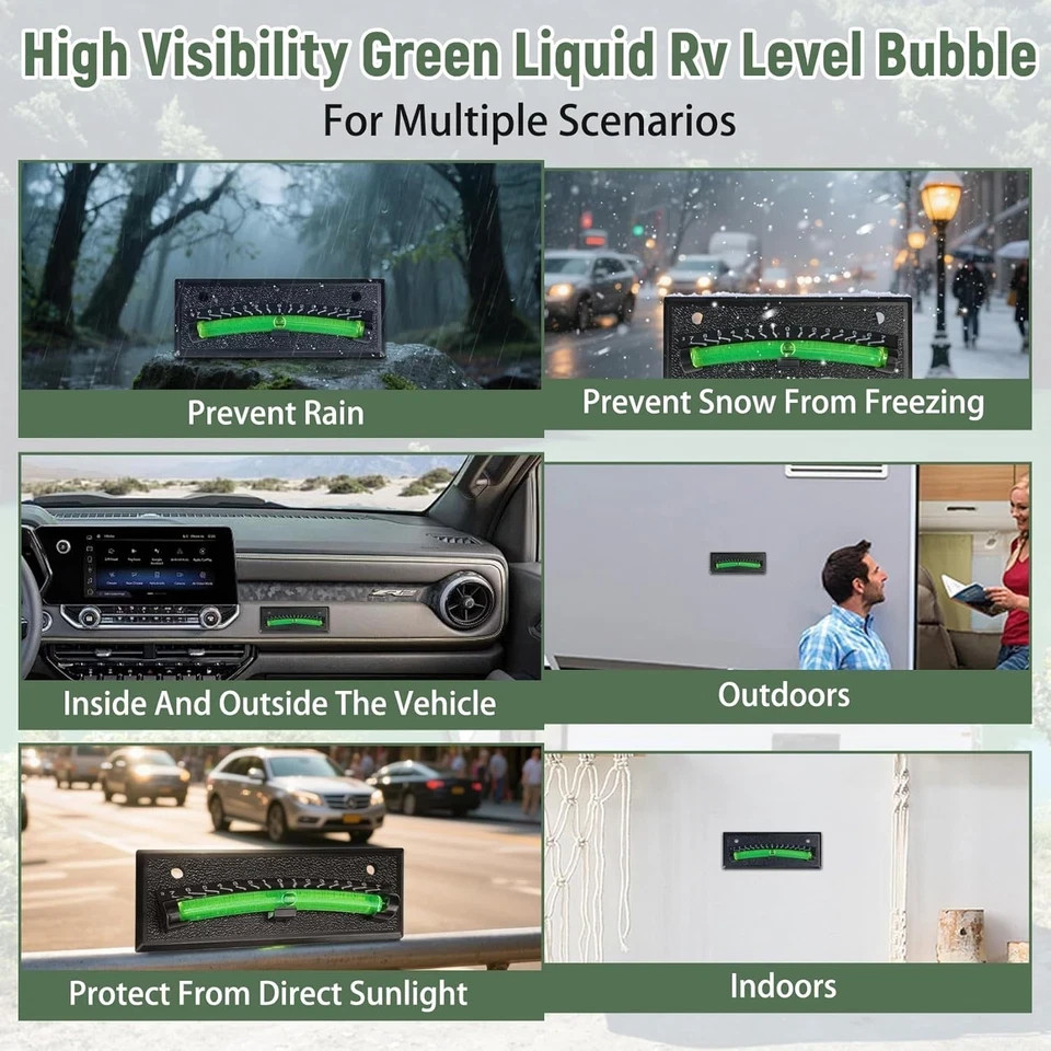 Rv Bubble Level Camper 2 Pack For Trailer Leveling Bubble,High...