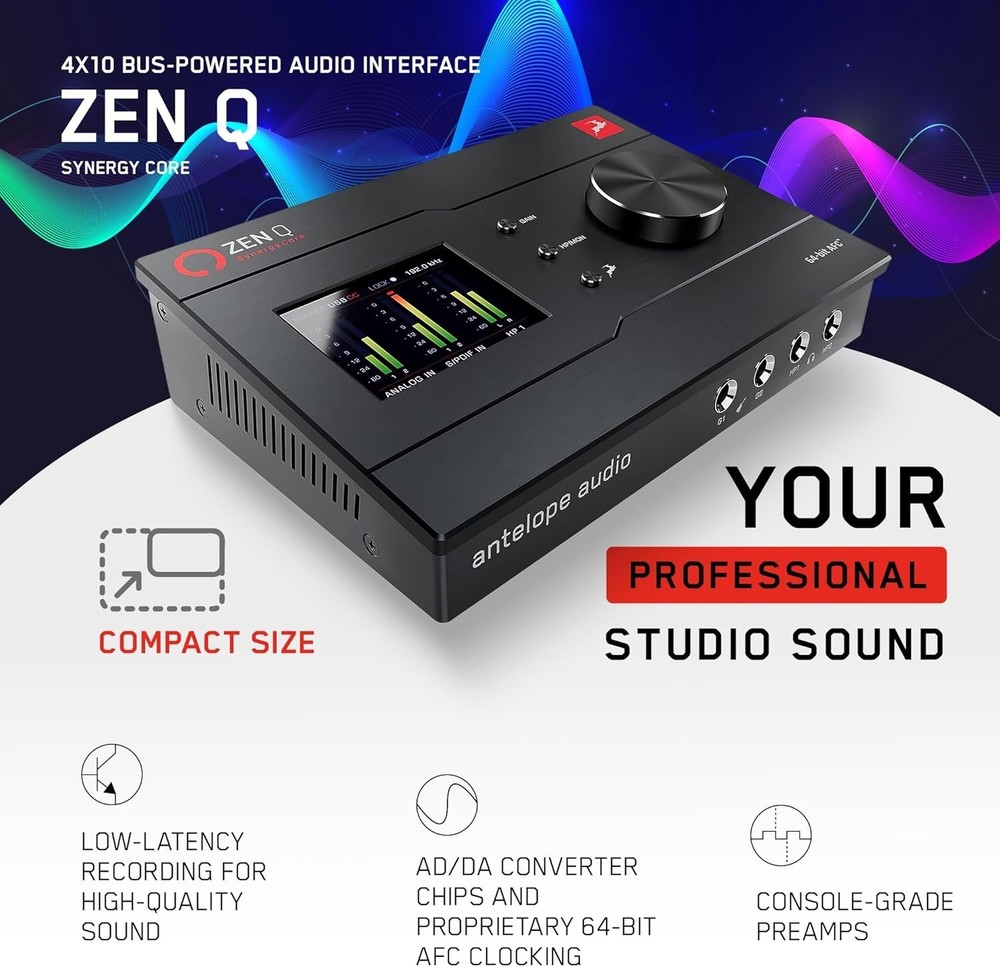 Antelope Audio Zen Go Synergy Core Desktop USB Type-C Audio Interface