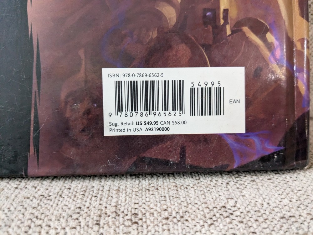 Dungeons and Dragons • Dungeon Master's Guide 2014 1st Print • D&D