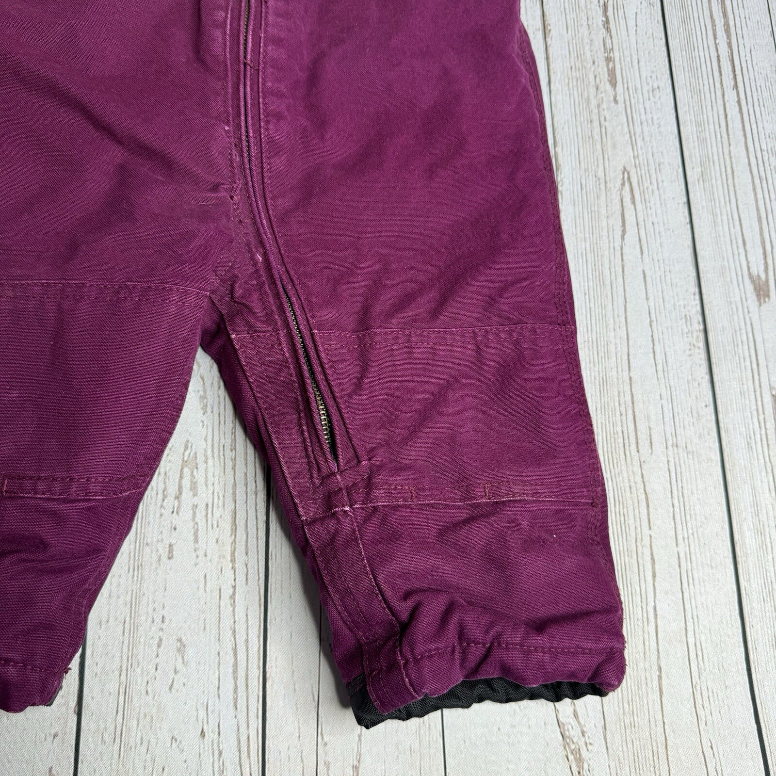 Berne Insulated Lined Coveralls Purple Girls Toddler Size 24 Months Snow Overall