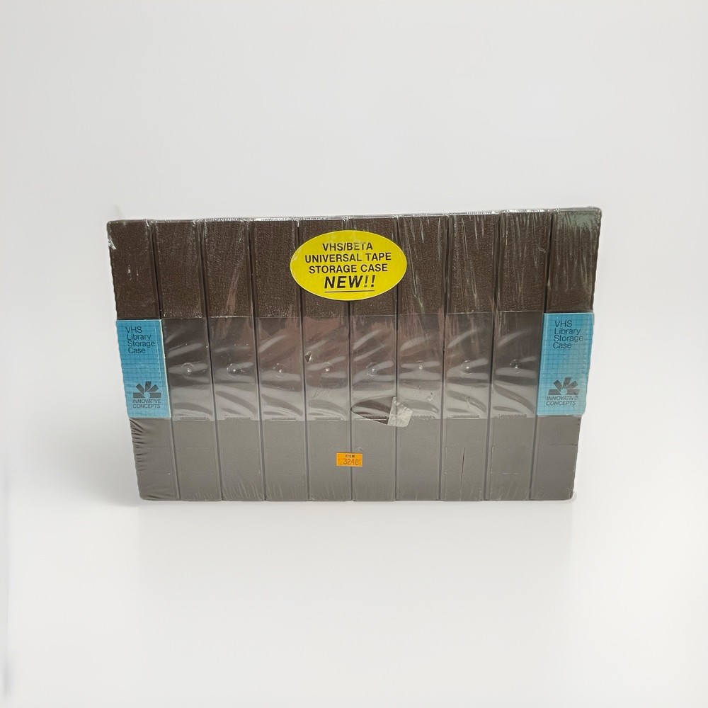 ProView VHS Beta Universal Tape Storage Case New