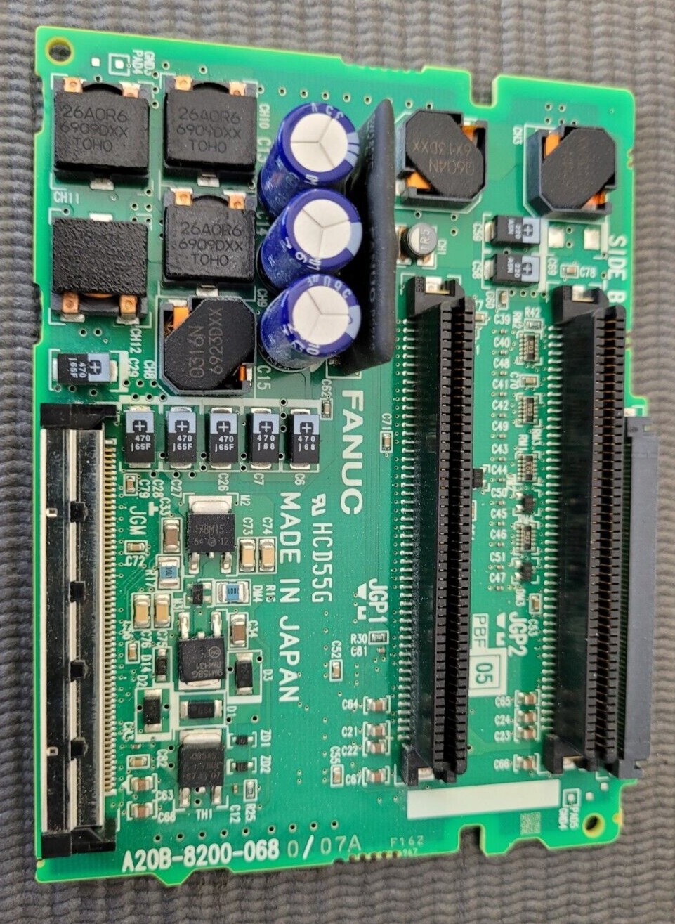 FANUC PCB BACK PANEL 1 SLOT WITH POWER SUPPLY (A20B-8200-0680)
