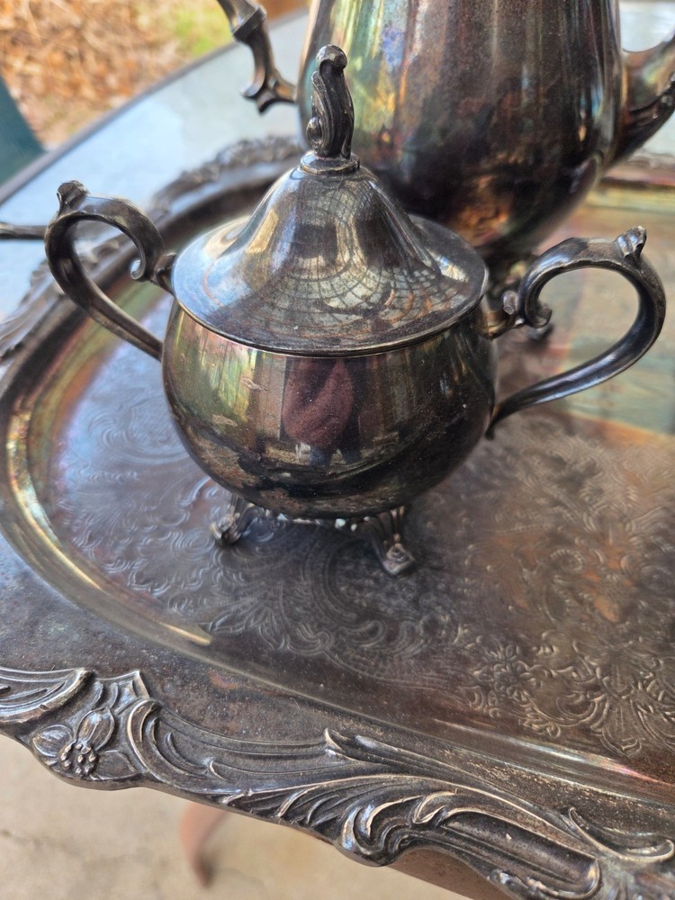 Oneida Silver 5 Piece Tea Set