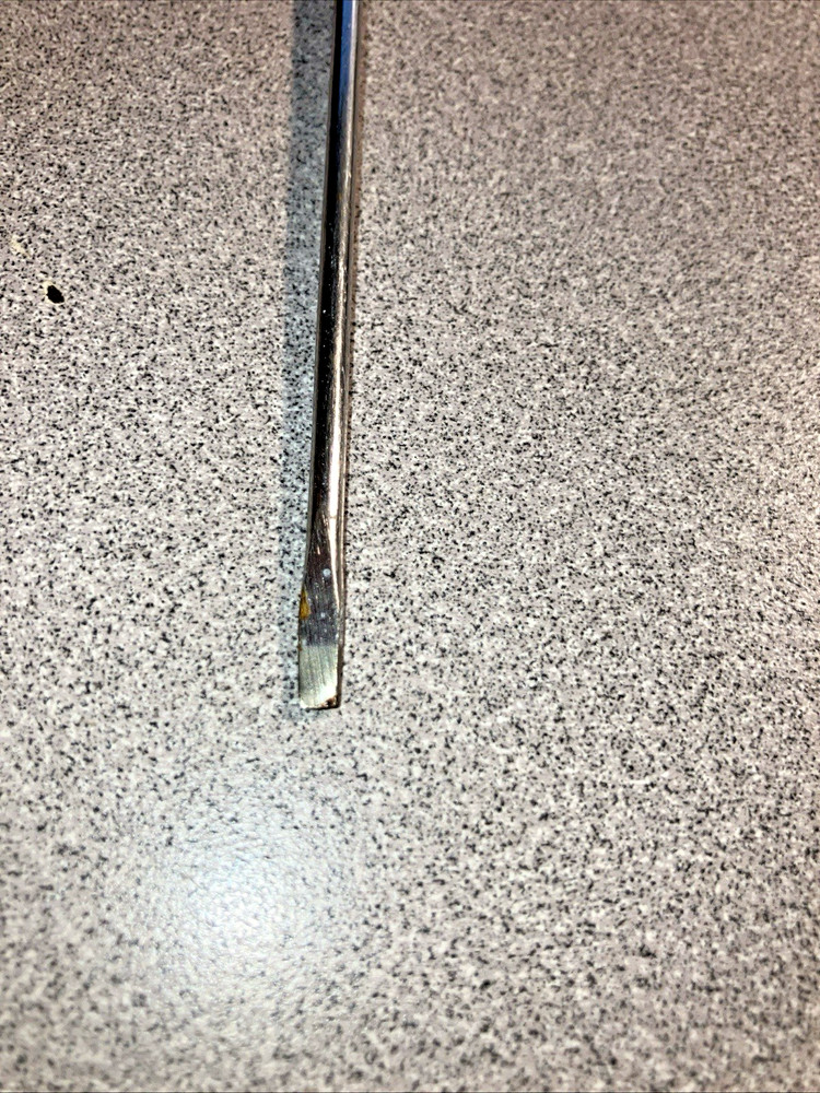 Snap-on Tools SSDE46C 1/8" Tip Electronic Thin Blade Flat Screwdriver USA