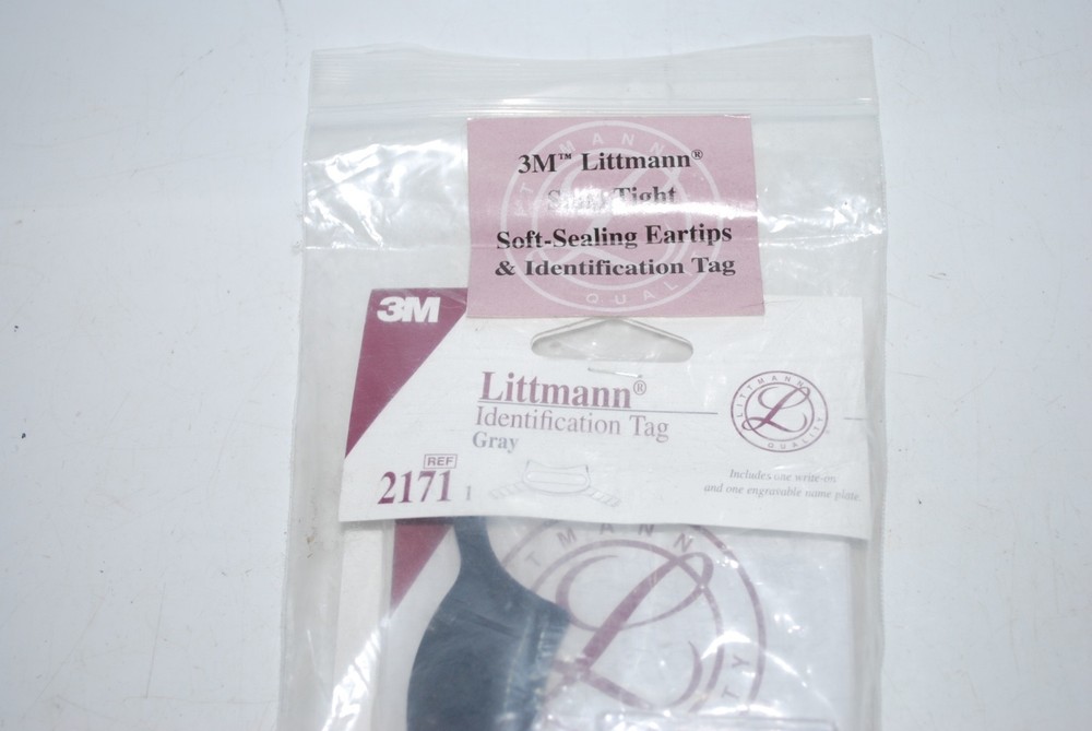 Littmann Stethoscope Identification ID Tag – Gray – 3M 2171 – Engravable / Write
