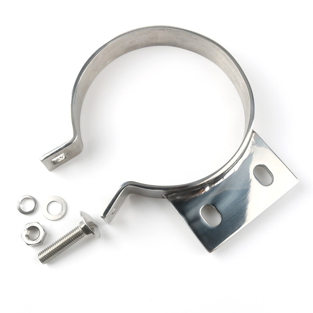 Peterbilt Exhaust Stack 5" Mount Bracket Clamp Chrome 379 359 1987-1993 10294