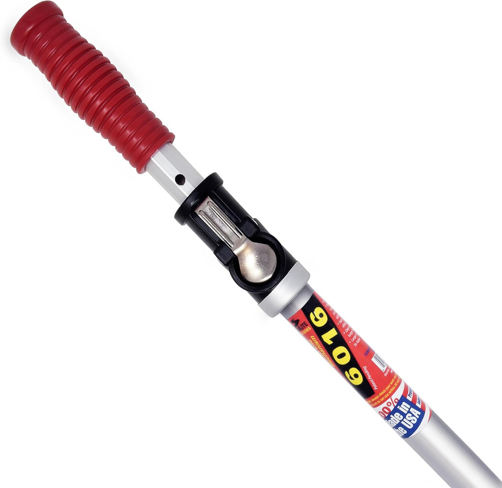 Adjustable 16 Ft Snaplite Telescopic Pool Pole with Universal Adapter