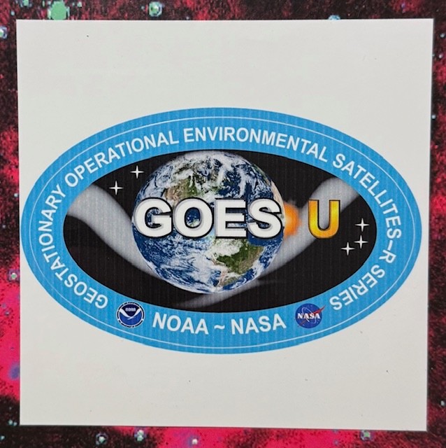 GOES-U LSP LAUNCH SERVICES PROGRAM HTF DECAL STICKER
