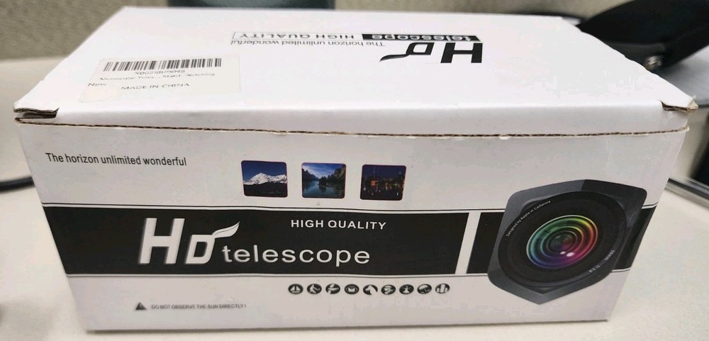 HD Monocular Telescope with Tripod & Phone Mount – Zoom Scope Kit