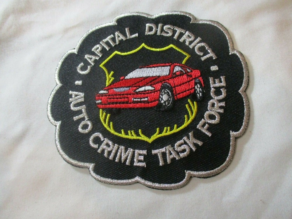 New York Capital District Auto Crime Task Force Patch