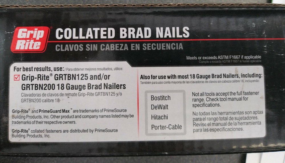 Grip Rite 2" Collated Brad Nails