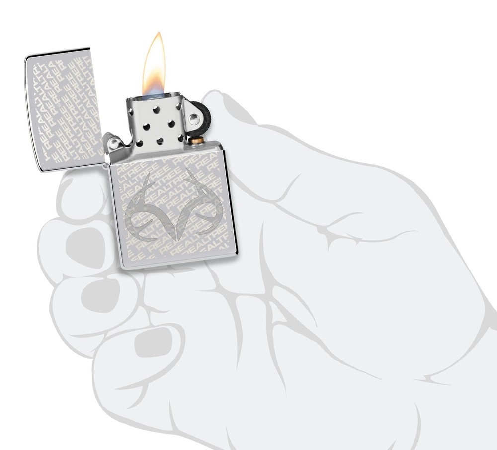 Zippo Real Tree High Polish Chrome 48751