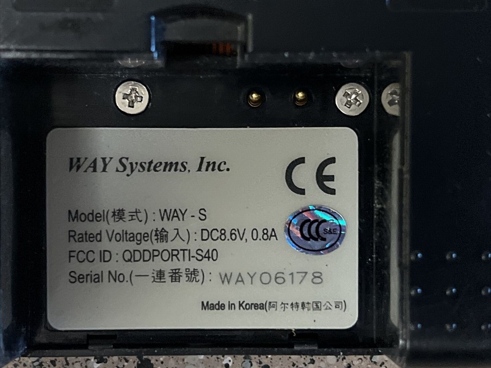 WAY SYSTEMS MOBILE PORTABLE THERMAL Printer Receipt Desktop (see descript)