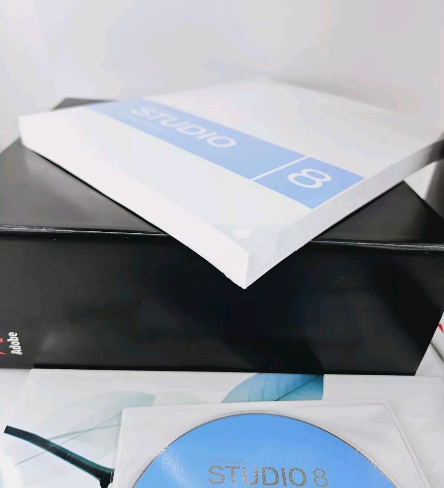 Adobe Creative Suite 2 Premium STUDIO 8 Web Bundle Windows Manuals Training Disc