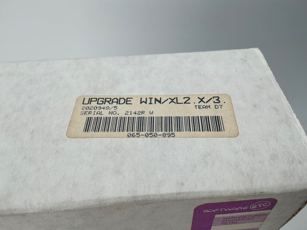 Microsoft Excel Version 3.0 Complete Vintage Software Kit New Factory Sealed