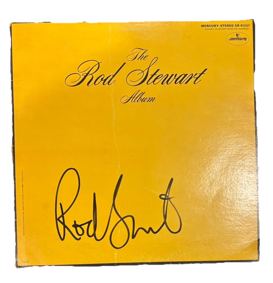 Rod Stewart Music Legend Signed Autographed The Rod Stewart Album Vinyl Album