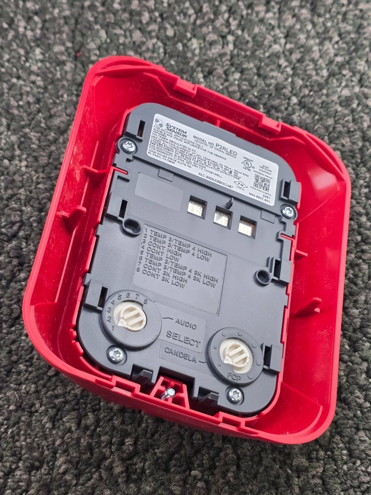 System Sensor P2RLED: LED Horn Strobe Red Fire Alarm Light Device