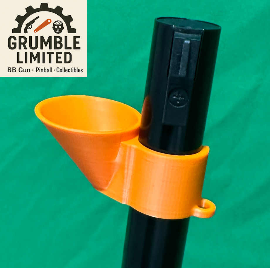 2 Pack - Red Ryder Daisy BB Gun Speed Loader Funnel - Bright Orange - Durable