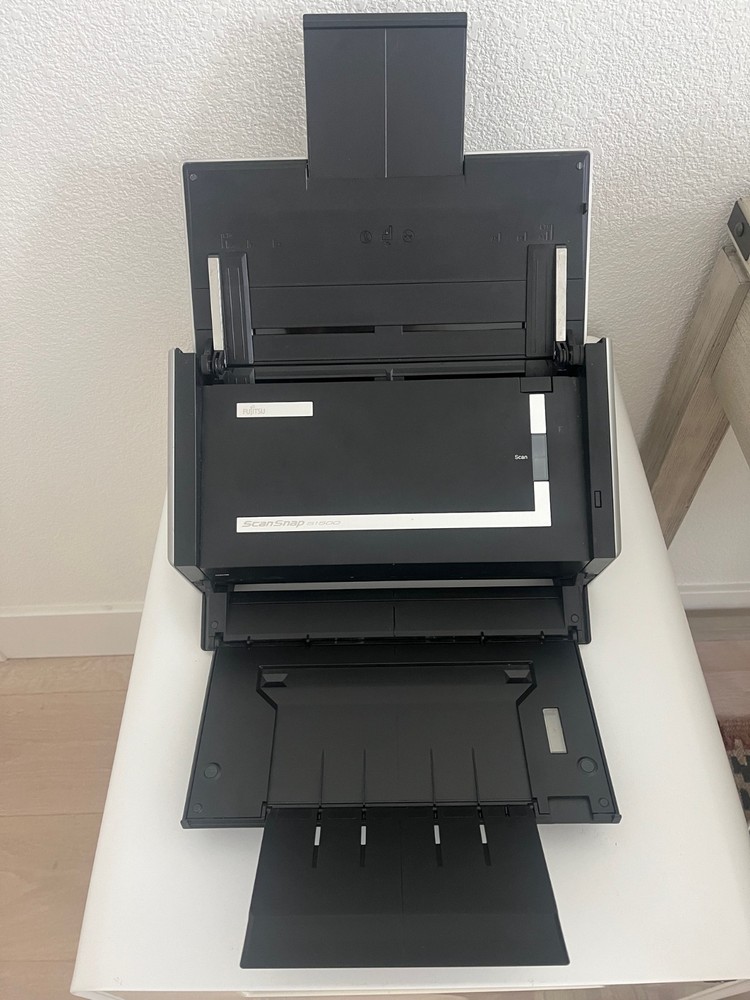Fujitsu ScanSnap S1500M Document Scanner w/ Power Adapter and Printer Cable
