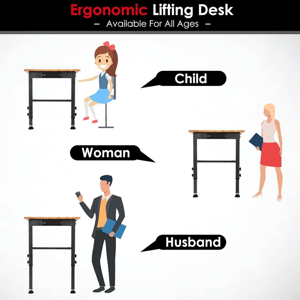 Versatile 48" Adjustable Workbench with Certified Power Outlets - 2000 lbs