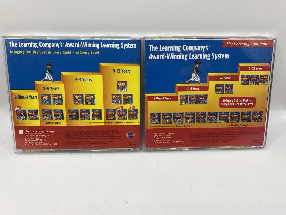 Reader Rabbit Personalized Kindergarten Personalized Reading Ages 4-6 Cd Rom Set