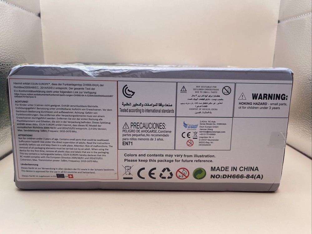 Esun Europe Remote Control Truck 1:18 Scale 2 shells