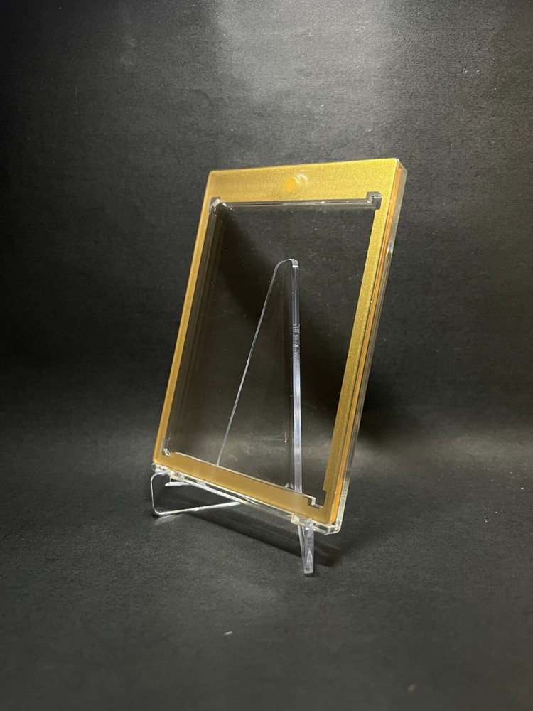 55PT Gold Magnetic Card Holder UV *Comparable To Ultra Pro One Touch* 5 Pack