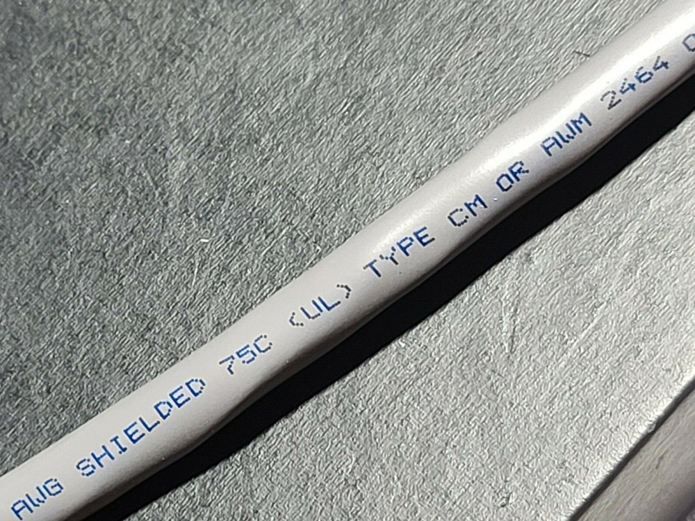 Alpha Wire 6054C 22/4P Individually Shielded Twisted Pairs Control Cable /10ft