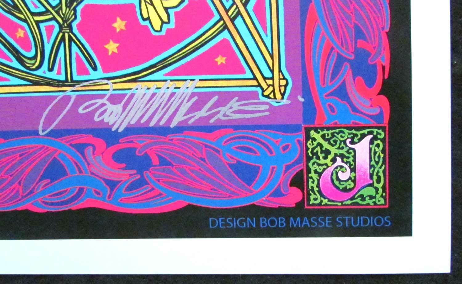 Janis Joplin Poster Psychedelic Explosion Original Litho Hand-Signed Bob Masse