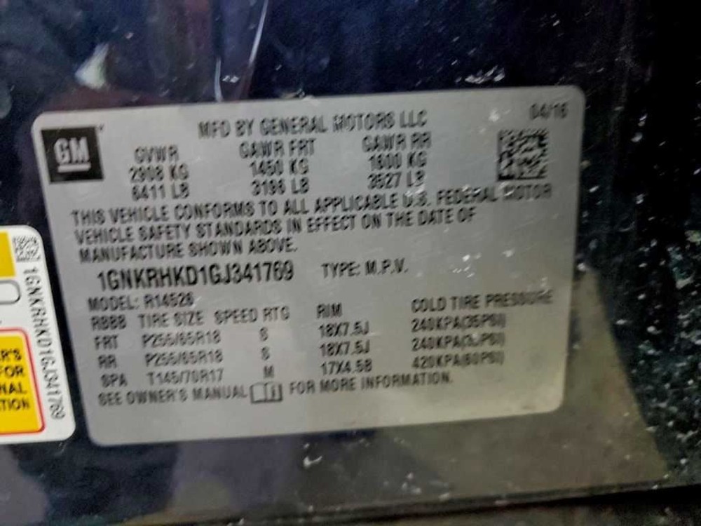 Used A/C Selector Switch fits: 2016 Chevrolet Traverse front automatic opt CJ2 G