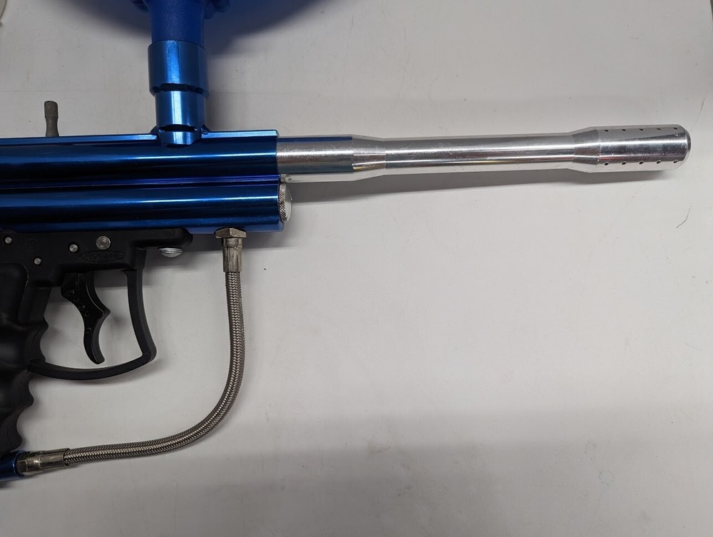 Viewloader VL Triton Blue Paintball Gun With LOADER Fully Functional Ball case