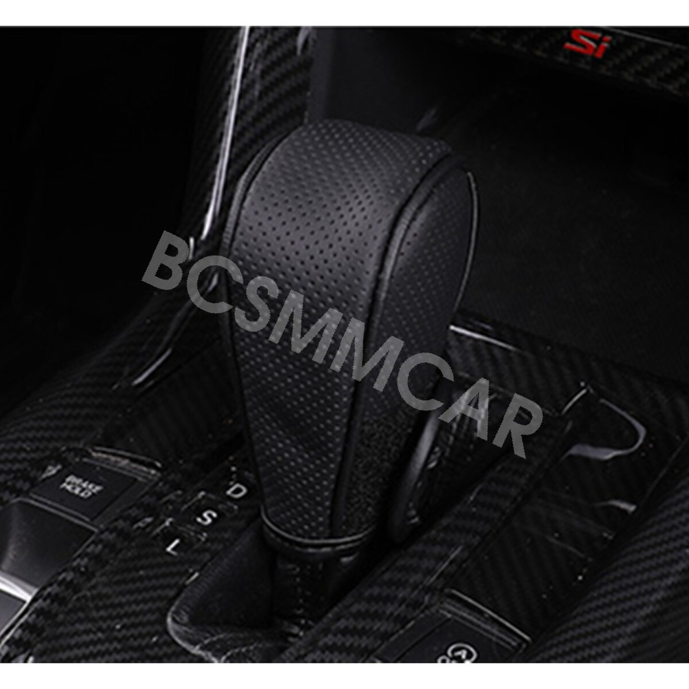 Car Gear Shift Knob Cover Gear Shift Grip Handle Protector Accessories leather