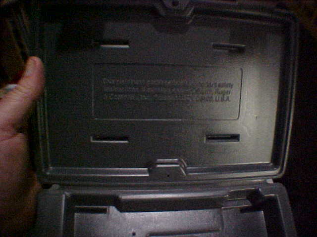 ruger 9mm semi auto pistol case