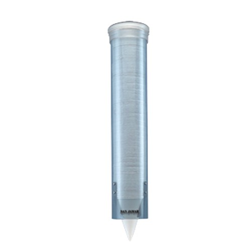 San Jamar SANC4160TBL PullType Small Cup Blue Dispenser