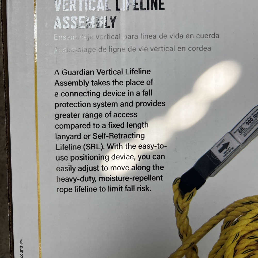Guardian 50FT Rope Vertical Lifeline Assembly (01320)