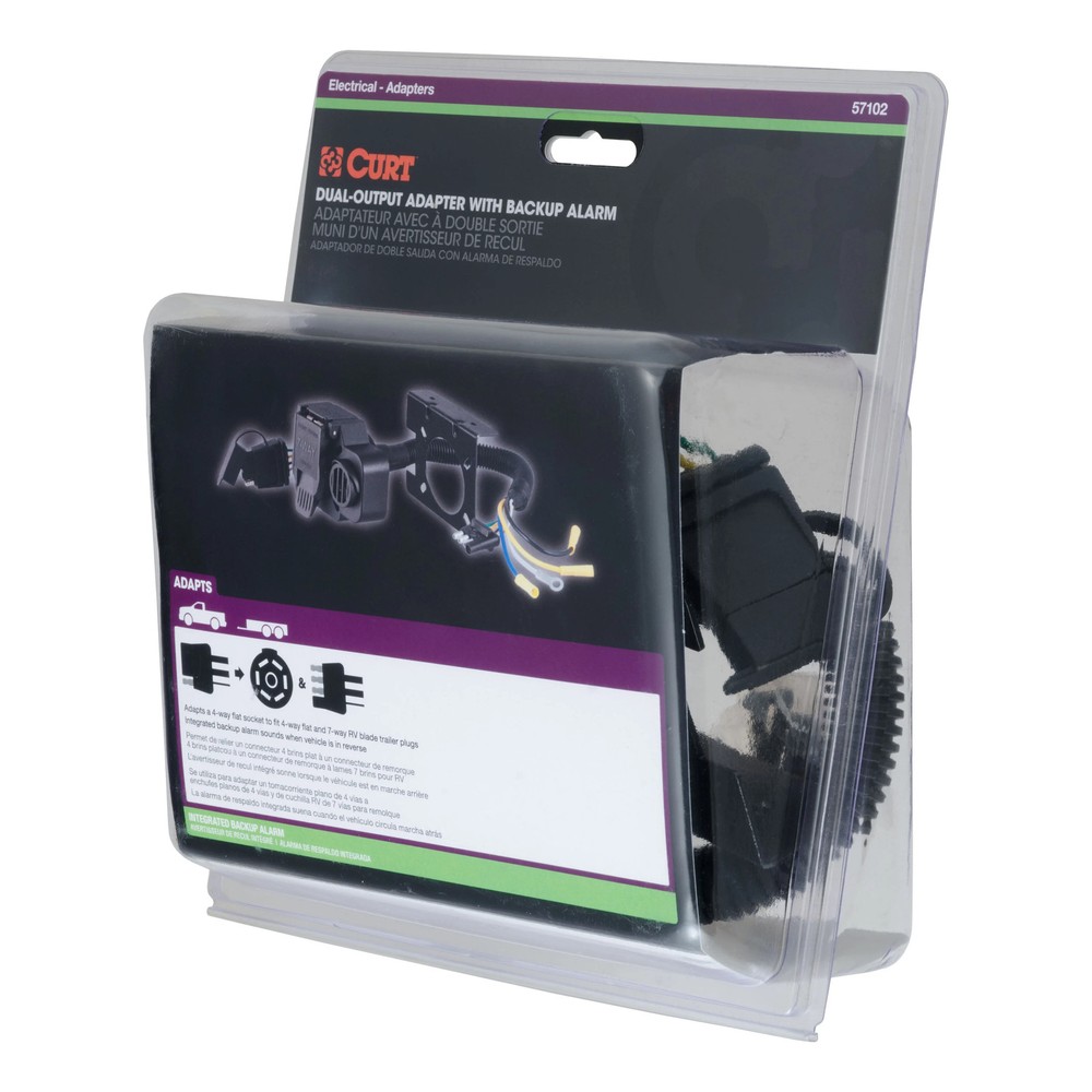 Curt 57102 Multi-Function Socket with Backup Alarm