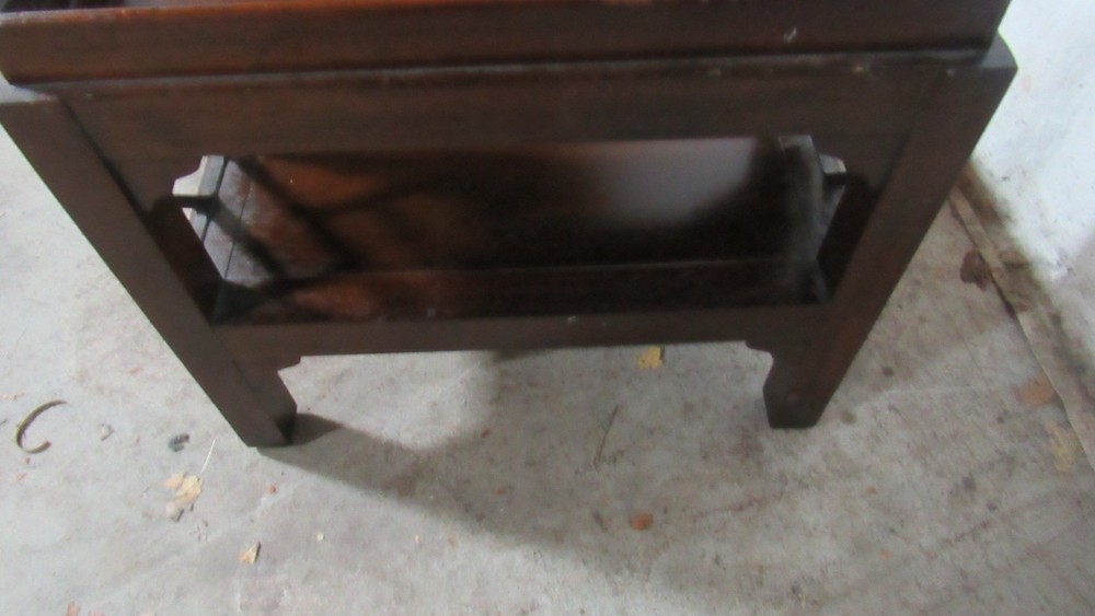 Drexel Bed Steps Stool Mahogany Chippendale