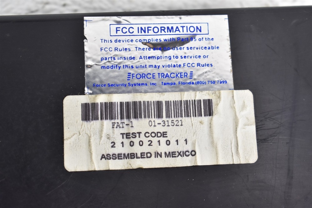 Force Security Systems Tracker 01-31521 Brain Only