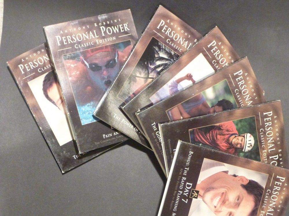Anthony Tony Robbins Get The Edge & Personal Power CD Complete Sets
